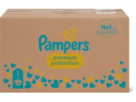 Pampers Premium Protection New Baby Größe 1 2–5 kg 96 Windeln 