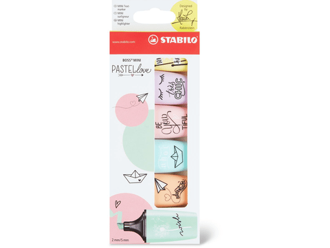 Buy Stabilo Boss Mini Pastel Love Textmarker • Migros