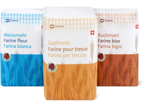 Toutes les farines M-Classic en paquet de 1 kg