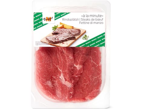 Kaufen M-Budget · Rindsplätzli • Migros