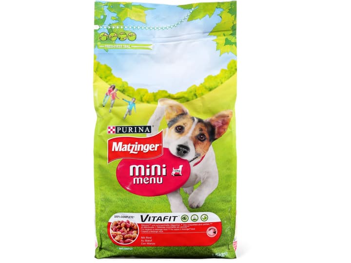 Kaufen Matzinger Purina · Trockenfutter für Hunde · Mini Menu - Mini Menu RinD GetreiDe