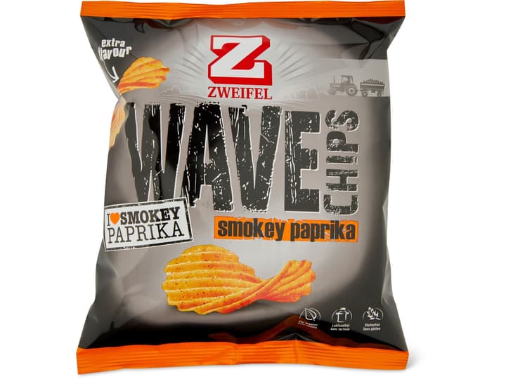 Achat Zweifel Wave Chips Smokey paprika • Migros