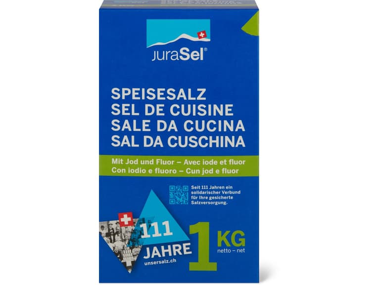 Kaufen Jura-Sel · Kochsalz · Fluor- und Jodhaltig • Migros