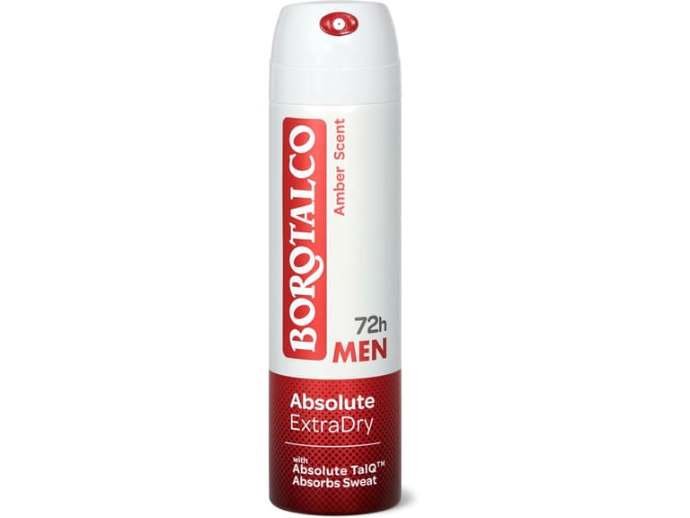 Buy Borotalco Absolute Extradry Deodorant Spray H Men Amber Scent Migros