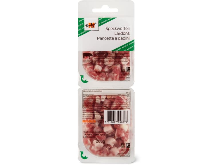 Acquista MBudget · Pancetta a dadini • Migros