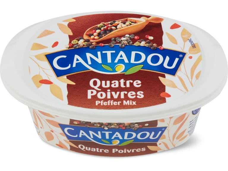 Achat Cantadou · Fromage Frais Double Crème · Quatre Poivres • Migros 