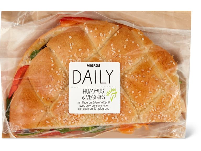 Migros Daily Hummus & Grillgemüse • Migros