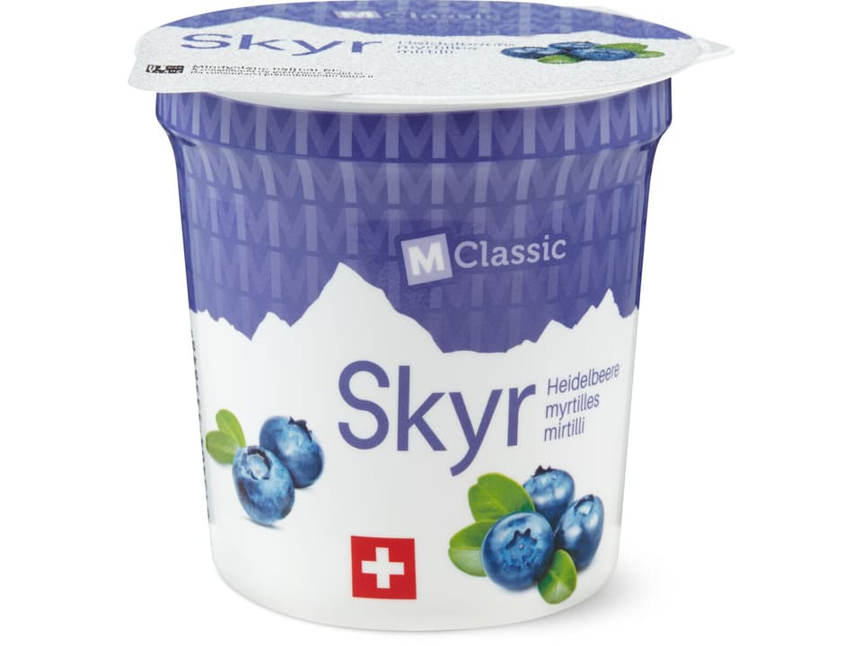 Achat M Classic Skyr · Séré Maigre · Myrtilles • Migros