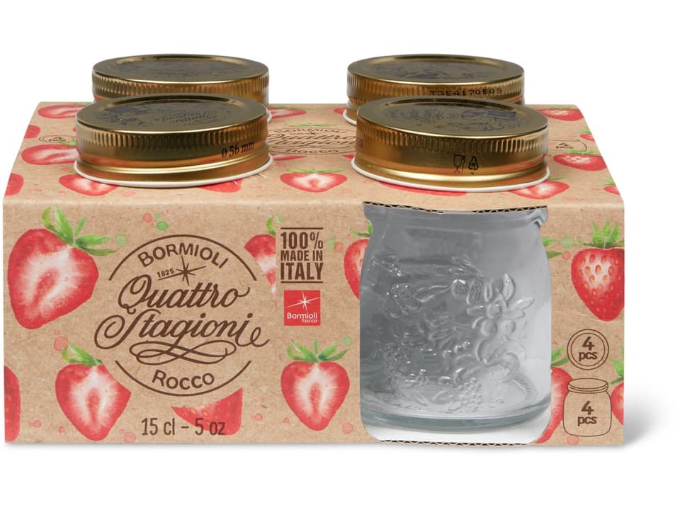 Achat Bormioli Rocco Quattro Stagioni · Bocaux de conservation · 15cl • Migros