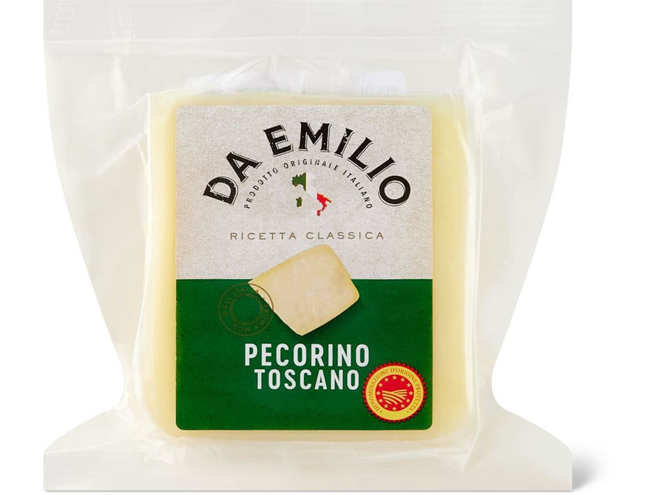 Da Emilio Pecorino Toscano · Italienischer Halbhartkäse, vollfett, aus