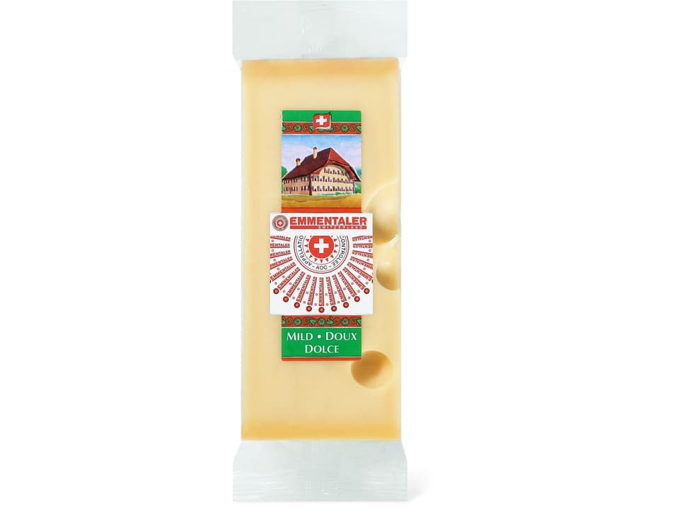 Kaufen Emmentaler Classic · Schweizer Hartkäse, vollfett, aus Rohmilch · Mild • Migros