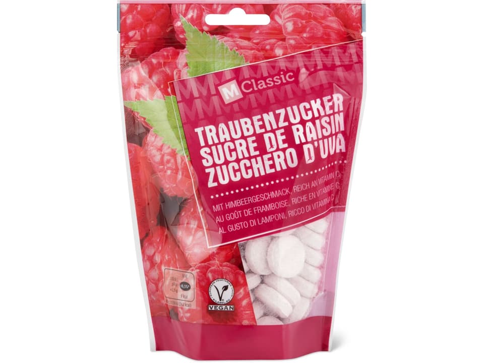 Achat MClassic · Sucre de raisin · à l'arôme de framboise • Migros
