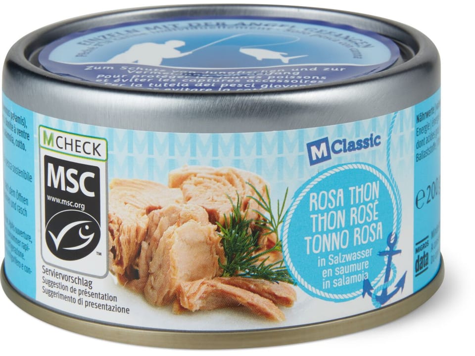 Kaufen MClassic · MSC Rosa Thunfisch · In Wasser • Migros