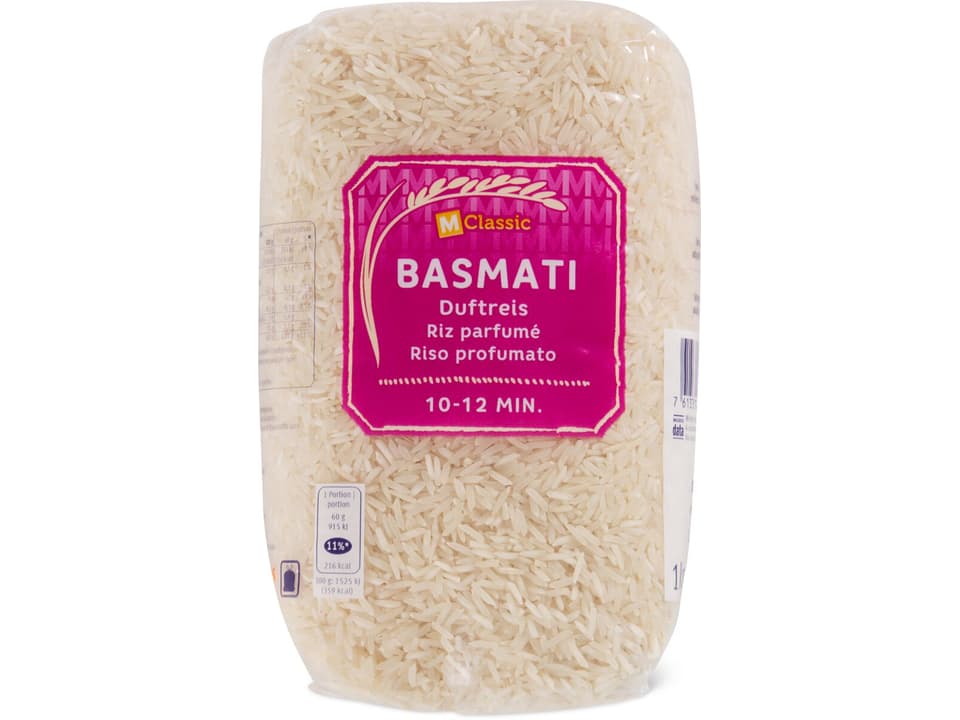 Acquista MClassic Basmati · Riso Basmati • Migros
