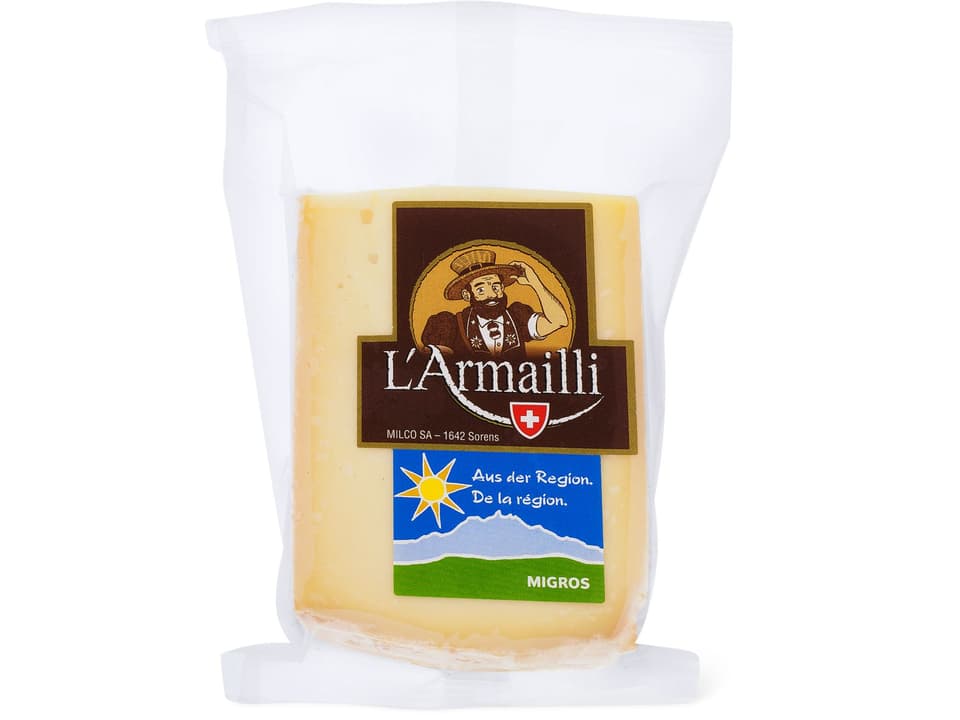 Achat De La Région Larmailli · Fromage Suisse à Pâte Mi Dure Gras Au Lait Cru • Migros 