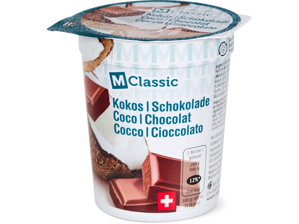MClassic · yogurt · Coconut chocolate • Migros