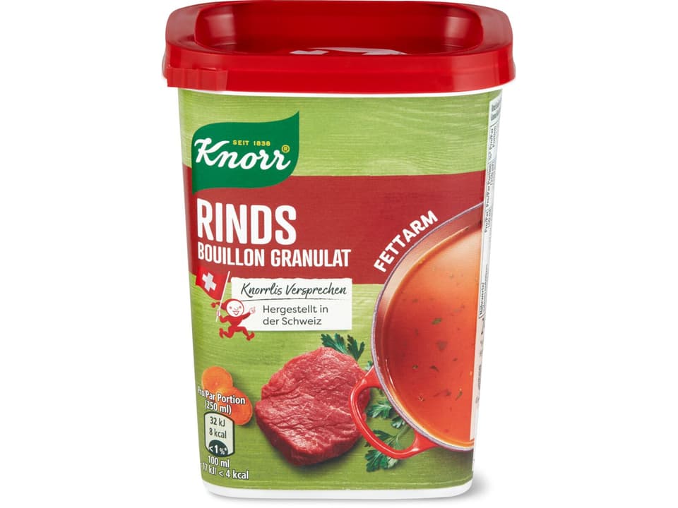 Achat Knorr · Bouillon de boeuf · Granulé • Migros