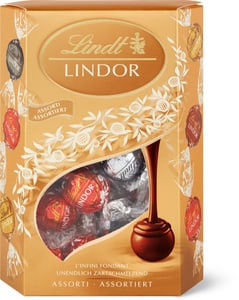 Lindt Carton de 10 kg de boules LINDOR Chocolat NOIR