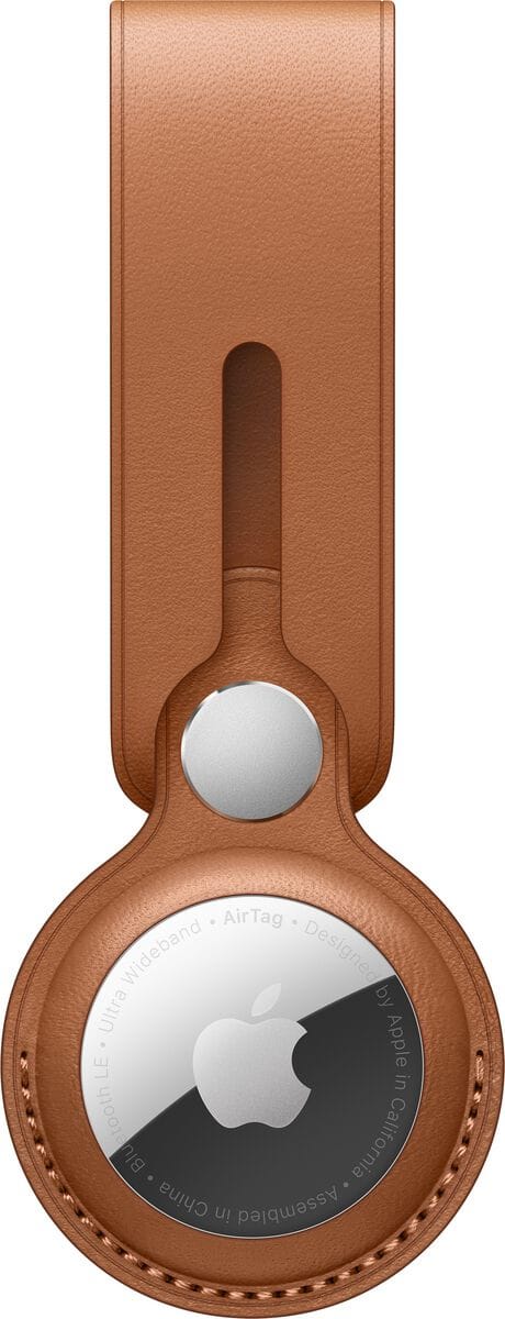 Apple AIRTAG LEATHER LOOP - Autres accessoires - saddle brown/marron 