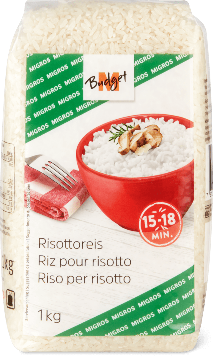 Riz long Italien pour Risotto - 1 Kg