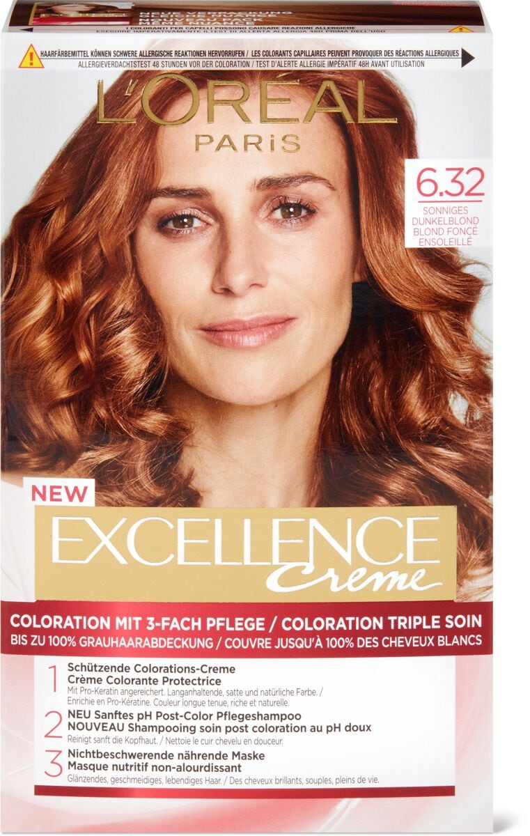 L'Oréal Excellence 6.32 sonniges Dunkelblond