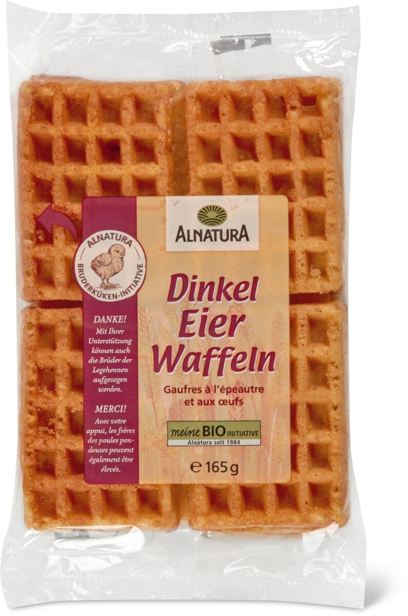 Alnatura Dinkel Eier Waffeln