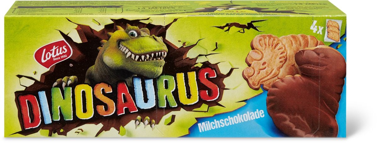 Lotus Dinosaurus Chocolat Au Lait Migros