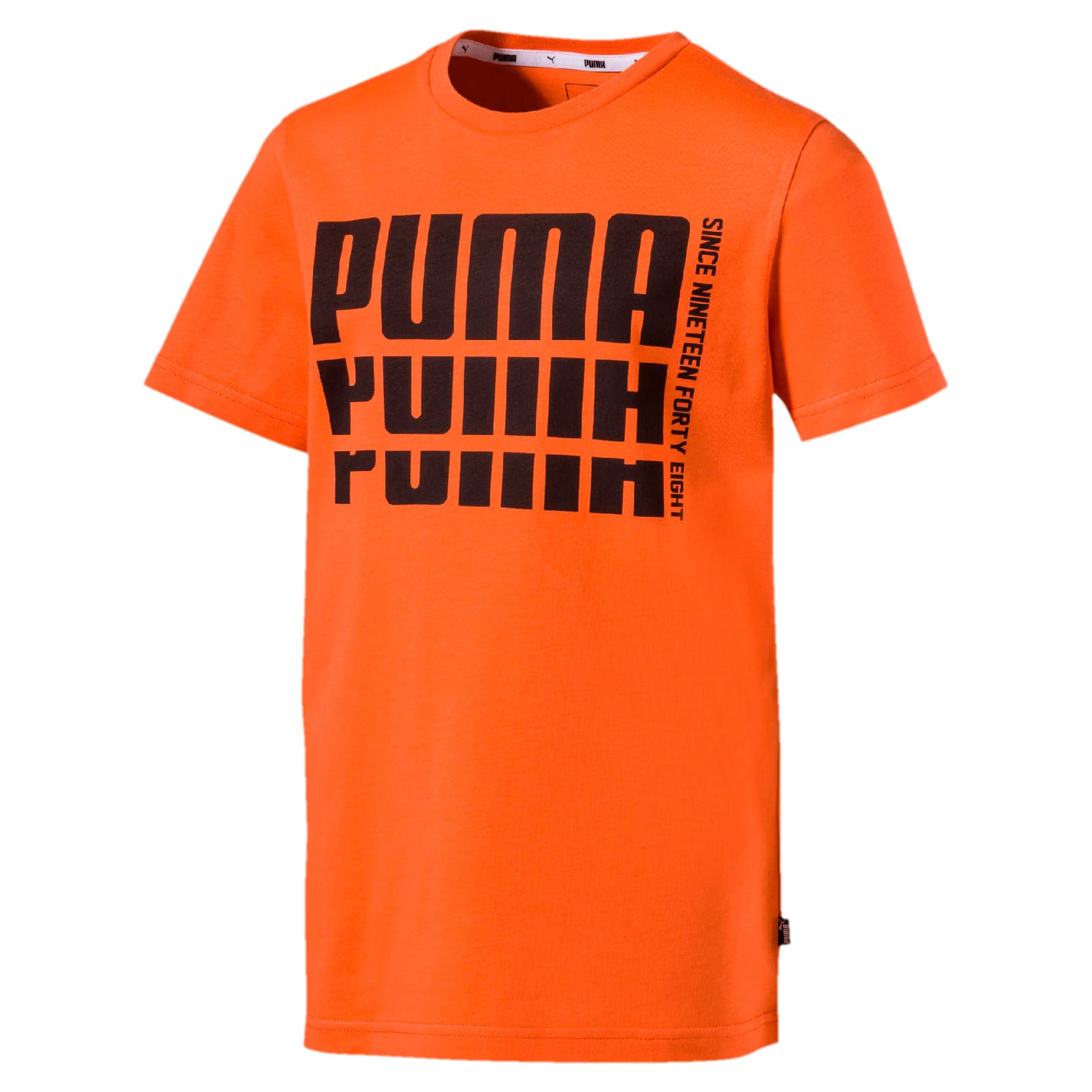 t shirt puma bambino arancione