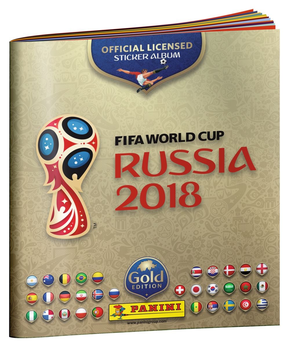 Panini 2018 FIFA World Cup TM Official Sticker Album Gold ...
