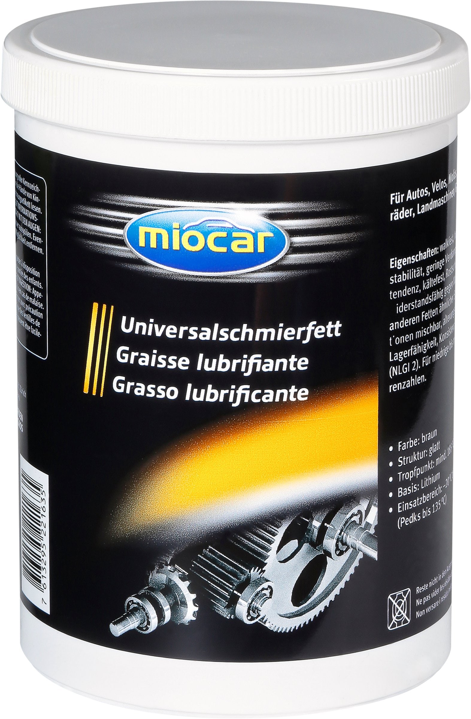 Graisse lubrifiante utilisation