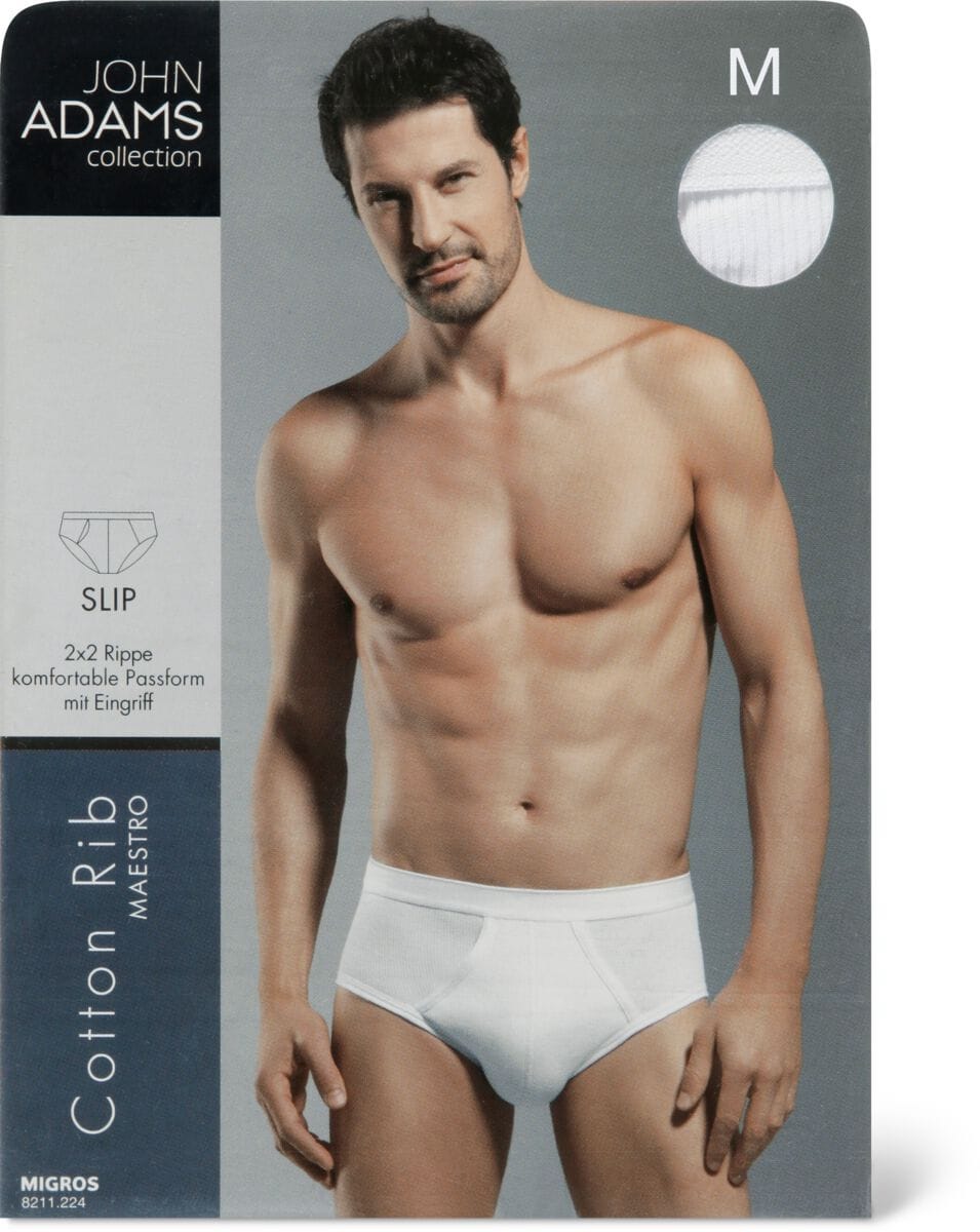 Slip pour homme blanc Migros
