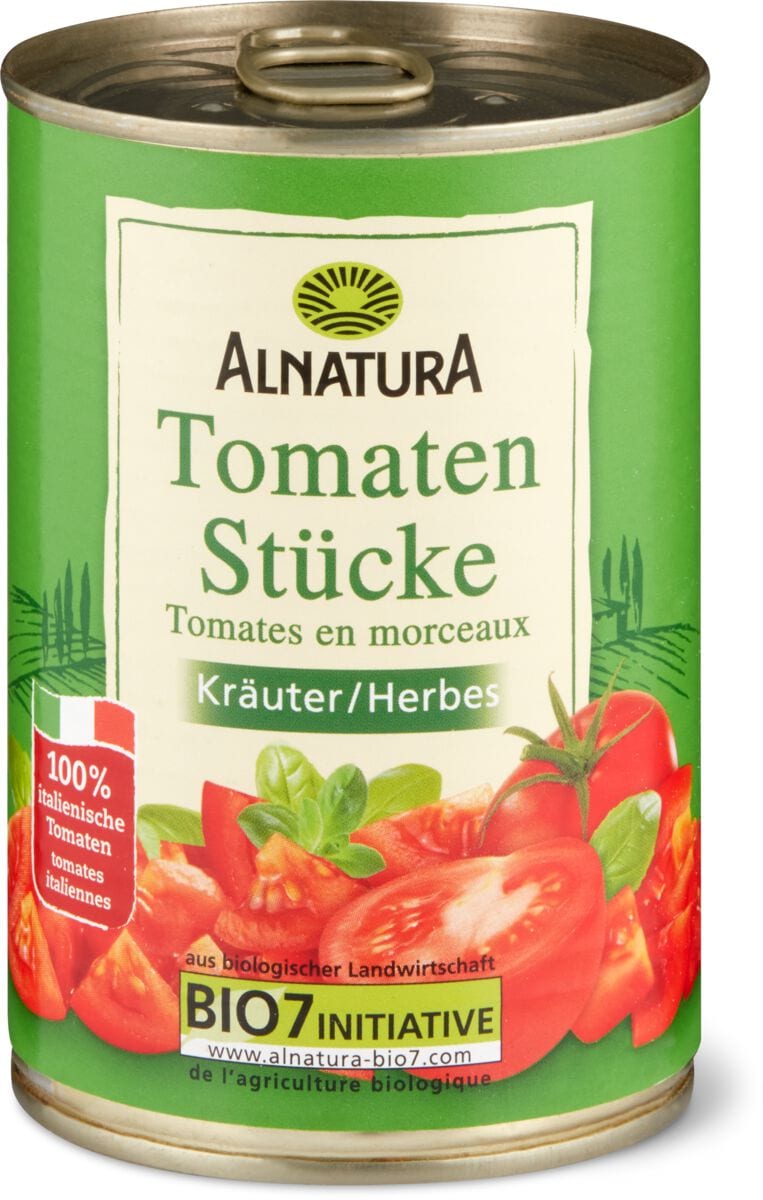 ALNATURA TOMATEN-STÜCKE KRÄUTER