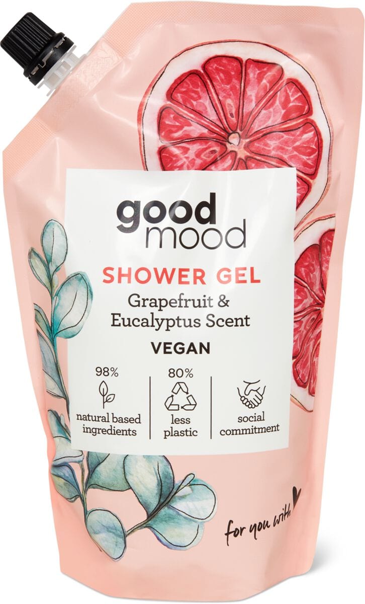 good mood Shower gel Grapefruit & Eucalyptus im Nachfüllbeutel