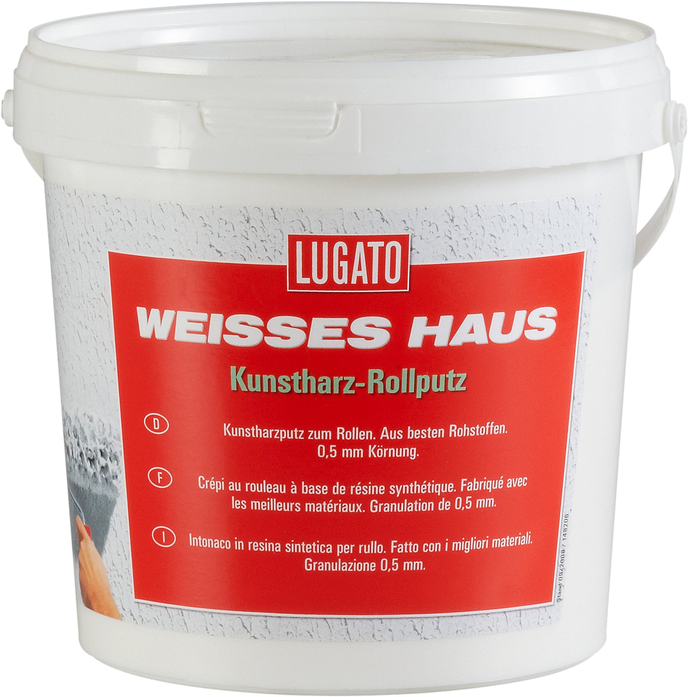 Lugato Weisses Haus KunstharzRollputz Migros