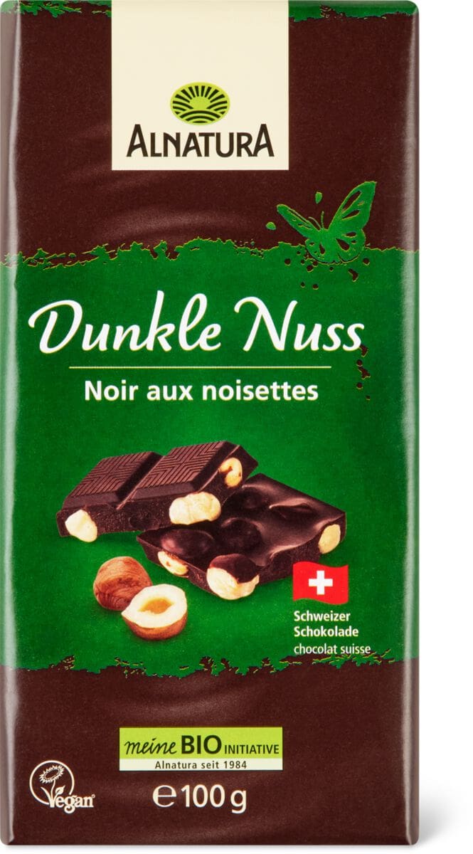 ALNATURA SCHOKOLADE DUNKLE NUSS