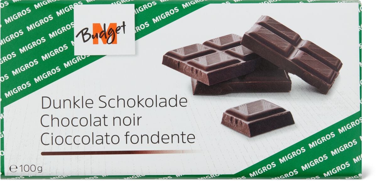 M Budget Chocolat Noir Migros