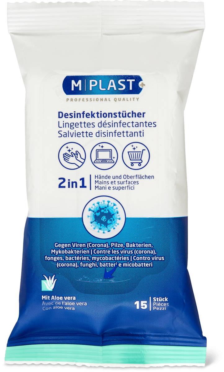 Acquista M-Plast · Salviette disinfettanti · mani & superfici