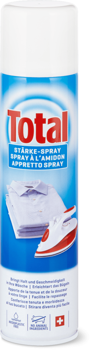 Acquista Total Stärke Spray · Stirare diventa più facile • Migros