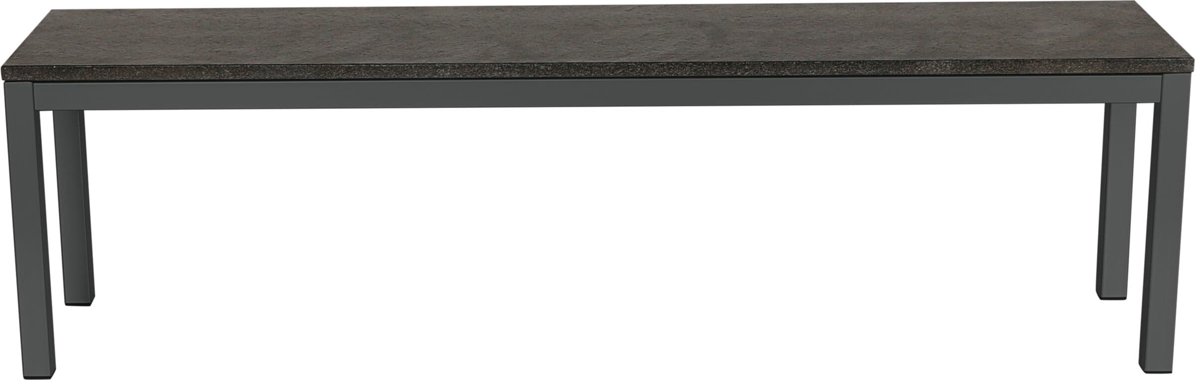 Locarno Gestell Anthrazit Platte Granit Gartenbank Migros