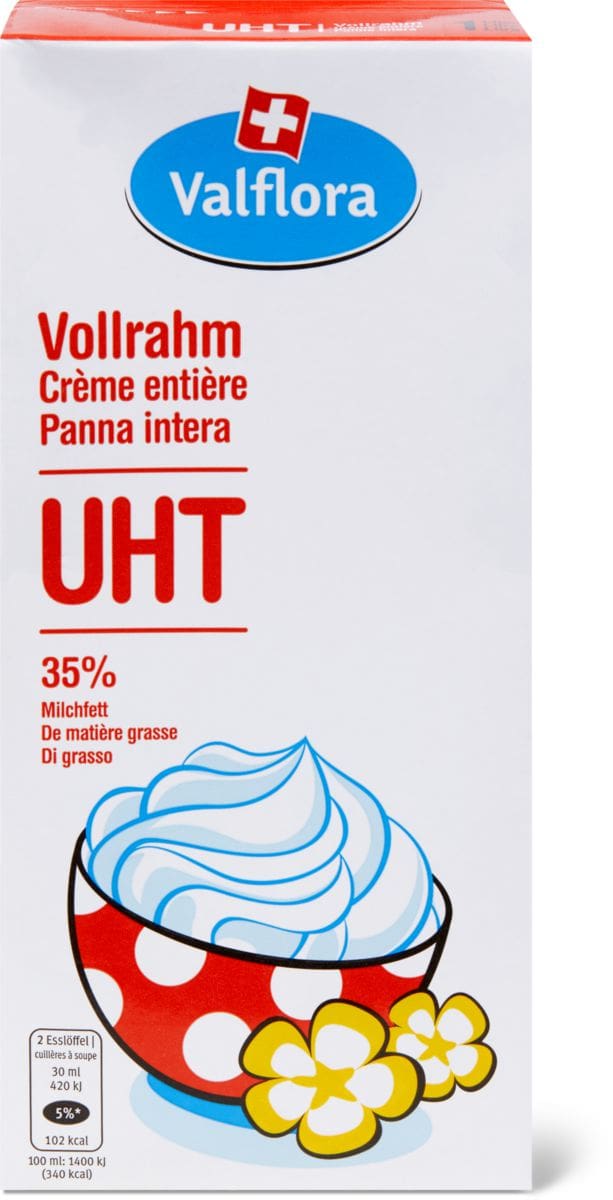 valflora vollrahm uht migros