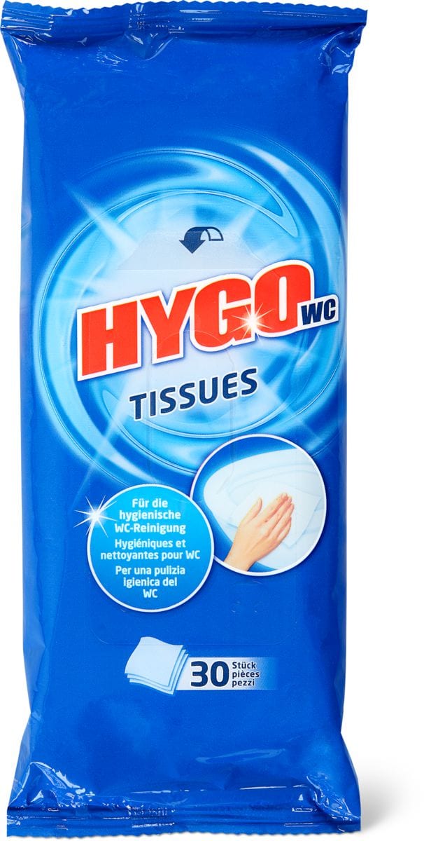 Hygo WC Reinigungstücher Power Tissues
