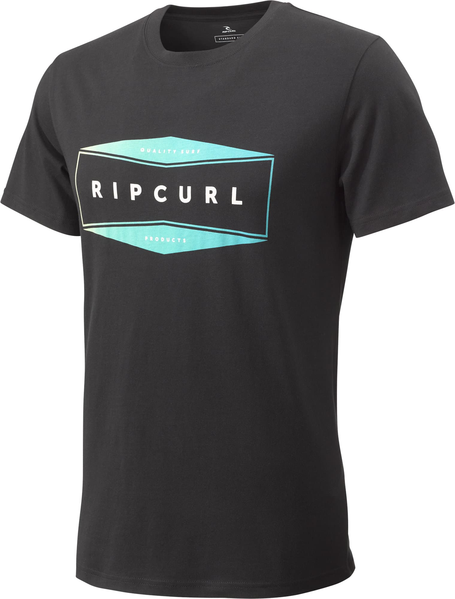 Rip Curl Pic Icône T-shirt homme-Noir Toutes Tailles