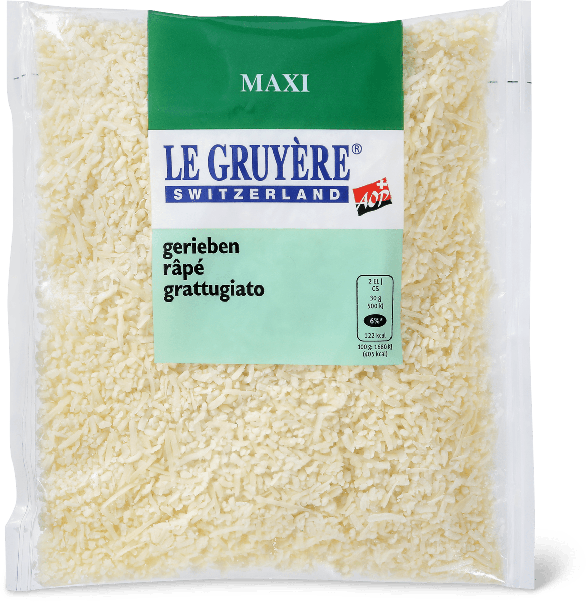 MILFINA Le Gruyère fromage râpé suisse