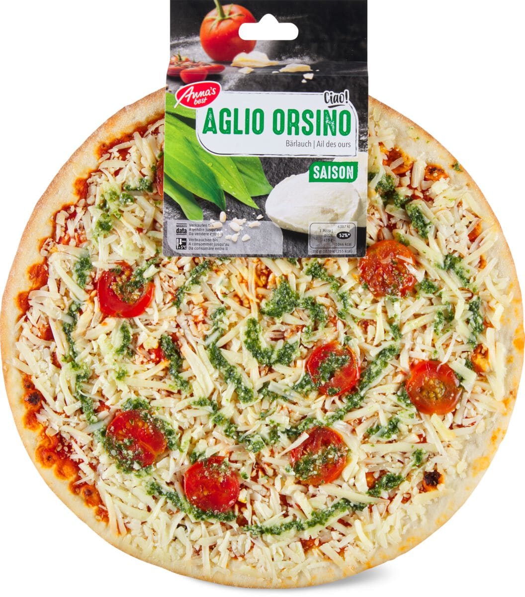 Anna's Best Pizza Pesto ail des ours Migros