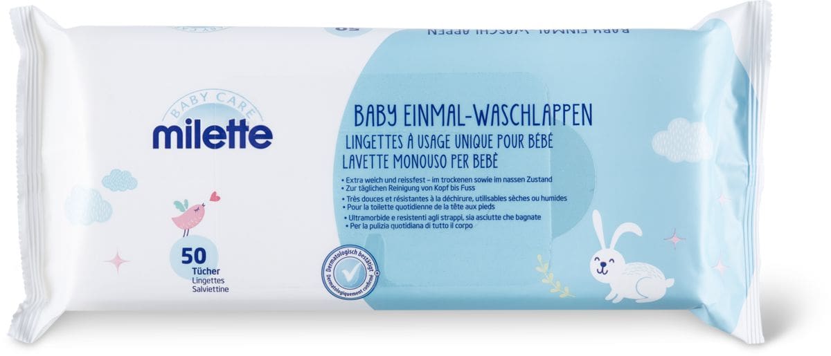 Milette Lingettes A Usage Unique Pour Bebe Migros