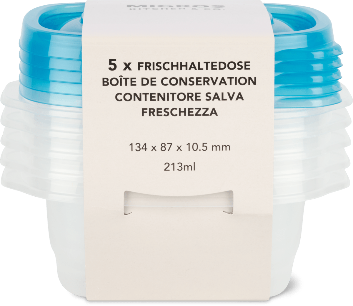 Contenitore da frigo set da 3