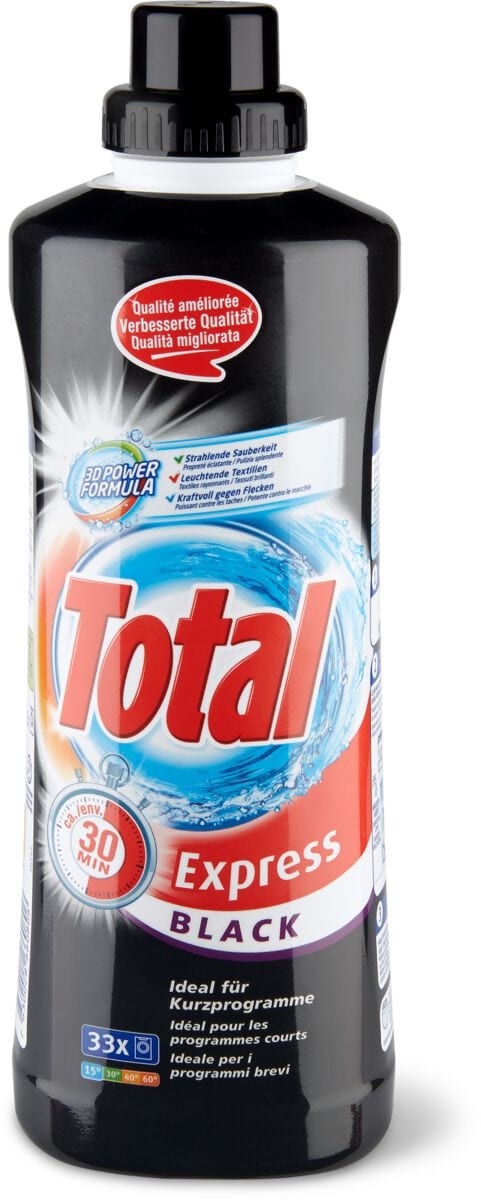 Total Waschmittel Express Black