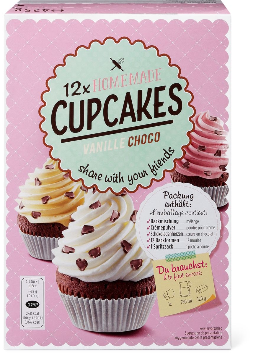 CupCakes VanilleChoco Migros Migipedia