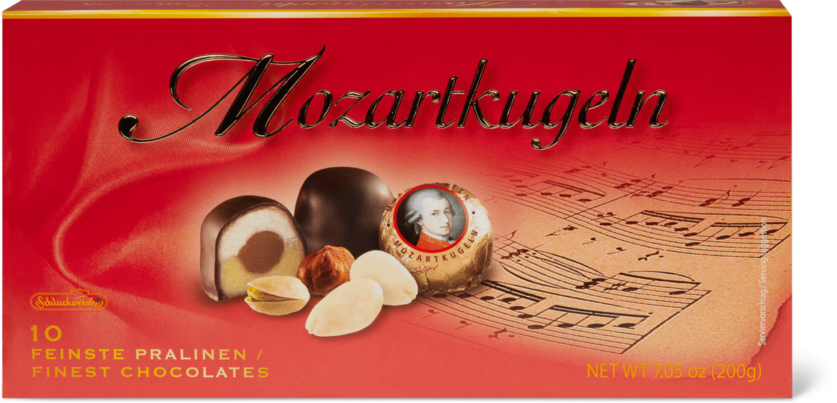 Schluckwerder Mozartkugeln 200g Chocolate is halal suitable