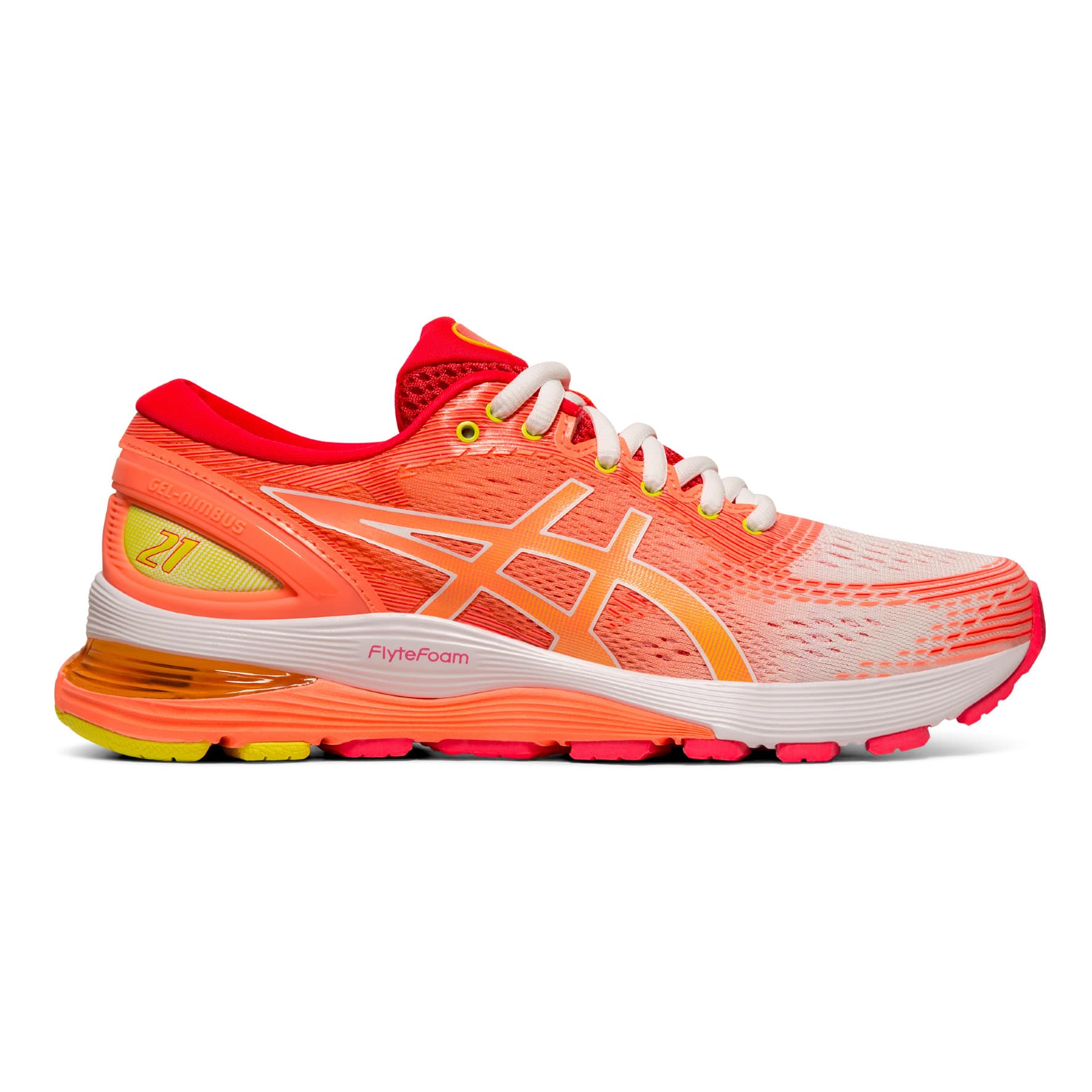 asics gel nimbus 4 femme rouge